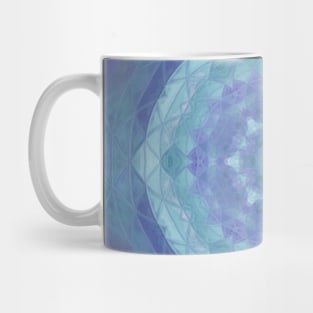 Purple Mandala Mosaic Turquoise Mug